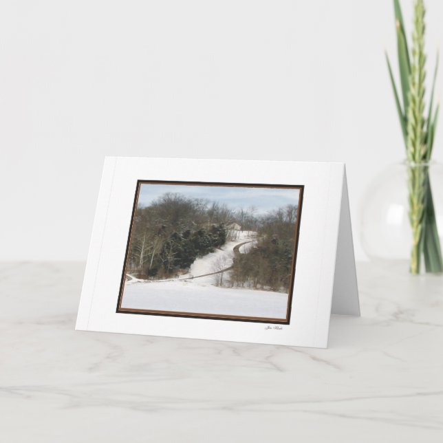 Lite hus i skogen kort (Framsida)