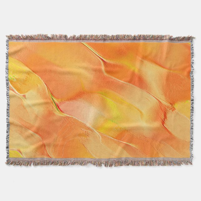 Lite i gult och mycket orange filt (Framsidan)