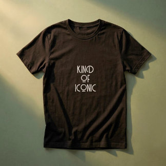 Lite Ikonisk Rollig Trendig Minimalistisk Uttaland T Shirt