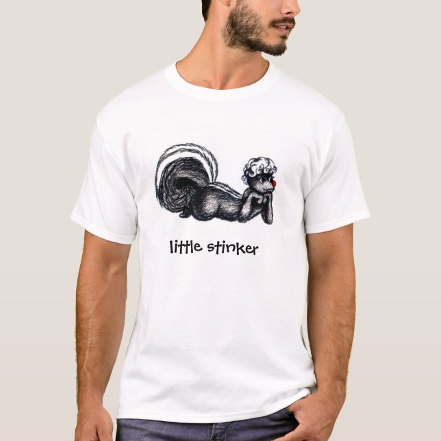 lite illaluktande t-shirt (Framsida)
