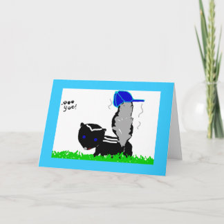 Lite illaluktandepojkekort kort