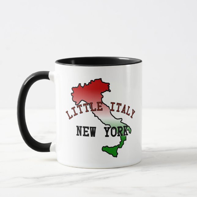 Lite italien New York Mugg (Vänster)