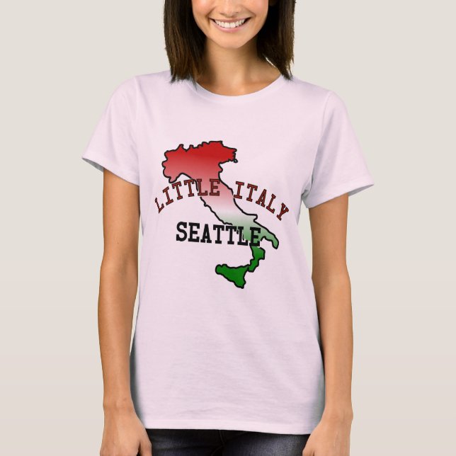 Lite italien Seattle Tee Shirt (Framsida)