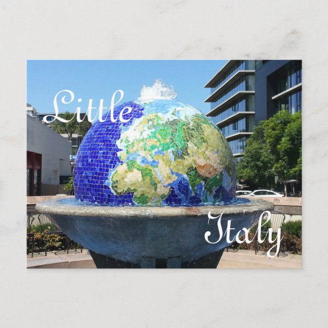 Lite italienvykort vykort (Framsida)