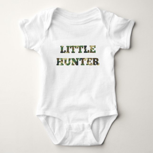Lite jägarebaby Onsie Tröja (Framsida)