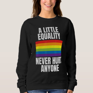Lite jämlikhet Ontr aldrig någon Rainbow-Pride T Shirt