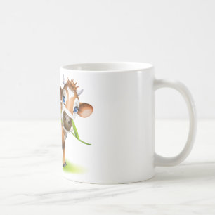 Lite Jersey ko som äter daisyn Kaffemugg