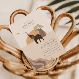 Lite jordnöt | Boho Safari Desert Baby Shower Inbjudningar