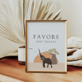 Lite jordnöt | Safari Desert Favors & Treats Poster
