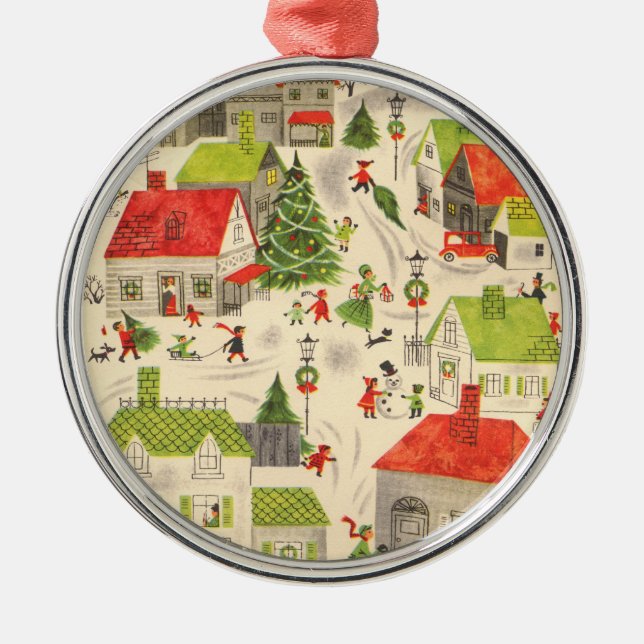 Lite julby julgransprydnad metall (Framsidan)