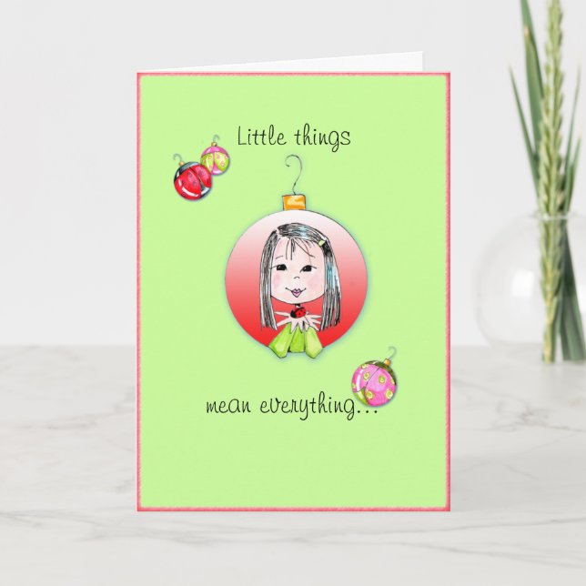 Lite julkort i Sak - tredje alternativet Helgkort (Framsida)