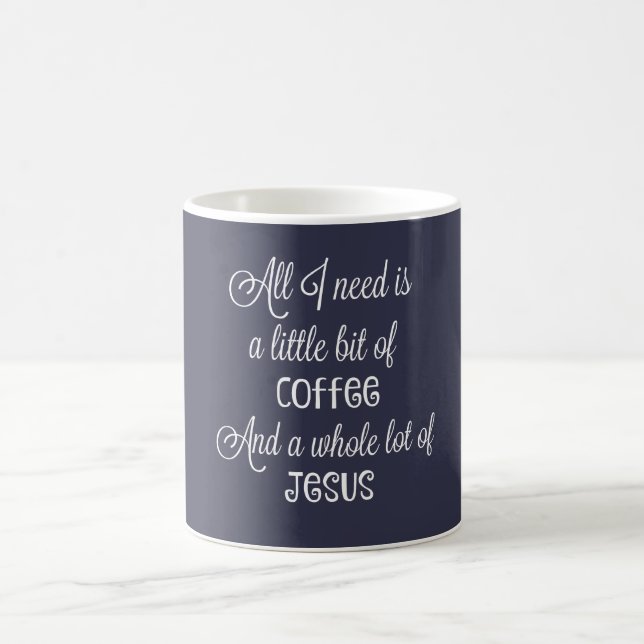 Lite kaffe och mycket Jesus Kaffemugg (Center)