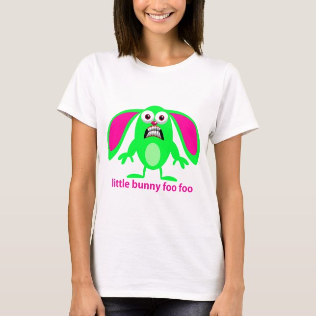 Lite kanin Foo Foo Tee Shirt (Framsida)