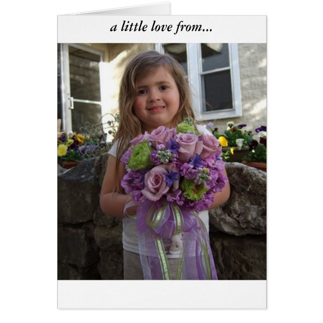 lite kärlek hälsningskort (Framsidan)