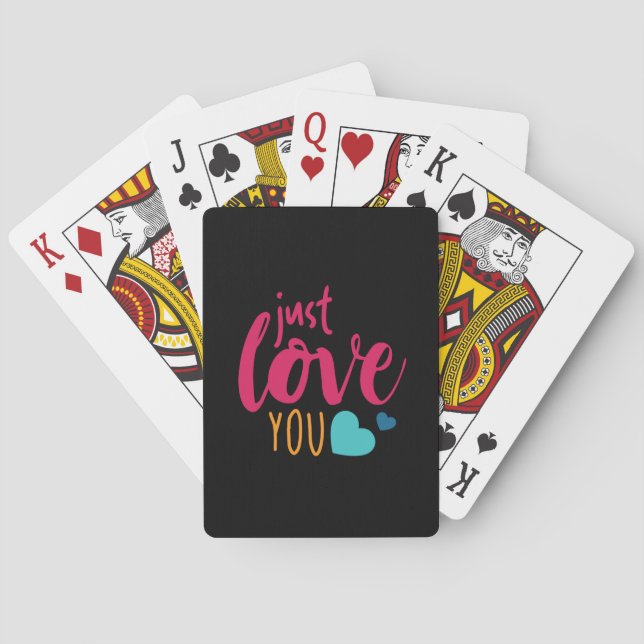 Lite konst precis Kärlek dig Casinokort (Baksidan)