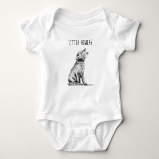 Lite kostym för baby för Howlervargunge T Shirt