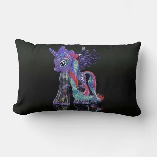 Lite kudder unicornen lumbarkudde (Framsida)