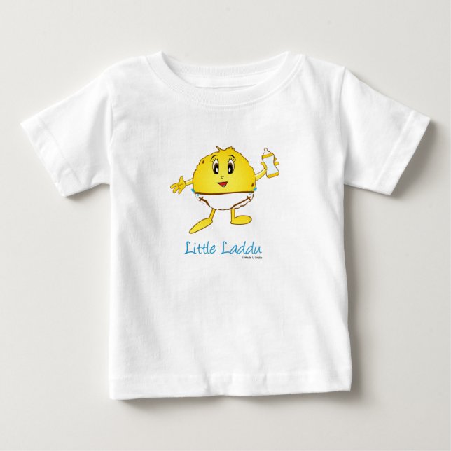 Lite Laddu spädbarn/småbarnT-tröja Tee Shirt (Framsida)