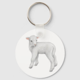 Lite Lamb Keychain Nyckelring