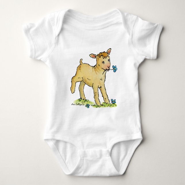 Lite Lambbabyranka Tee Shirt (Framsida)