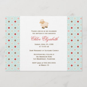 Lite Lambdop Inbjudningar