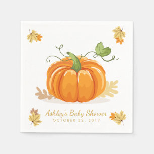 Lite lämnor för baby shower för pappersservett