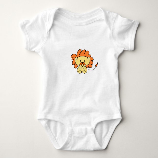 Lite lejon design tee shirt (Framsida)