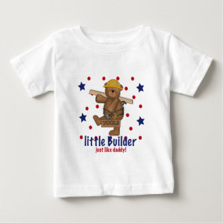Lite lik pappa för byggmästare tee shirt