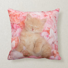 Lite Linus rosablommigt Kudde