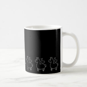 Lite LlamaSilhouette Kaffemugg