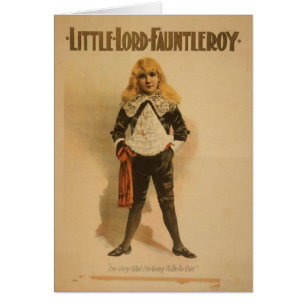 Lite Lord Fauntleroy Hälsningskort
