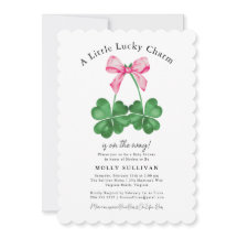 Lite Lucky Charm Shamrock Coquette Bow