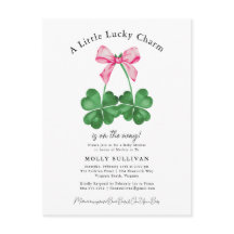 Lite Lucky Charm Shamrock Coquette Bow
