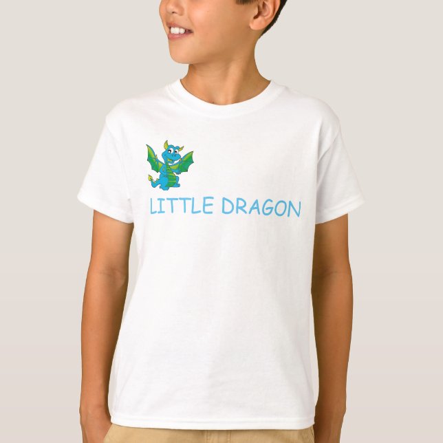 LITE LURAR DRAKEN SKJORTAN T SHIRT (Framsida)