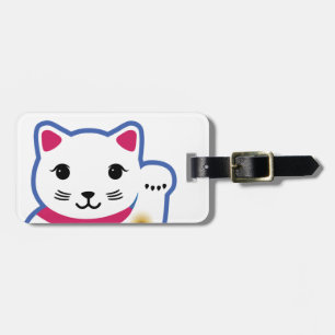 Lite lycklig katt, Maneki-neko, 招き猫 Bagagebricka