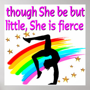 LITE MEN FIERCE GYMNAST POSTER