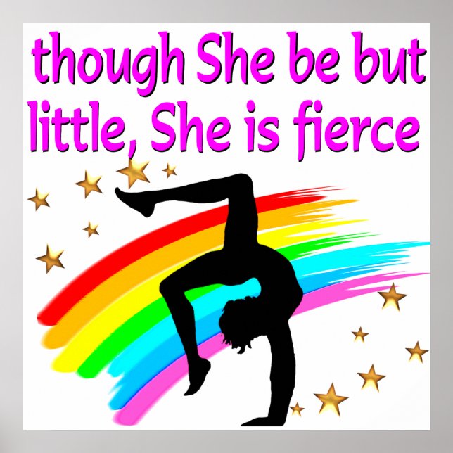 LITE MEN FIERCE GYMNAST POSTER (Framsidan)