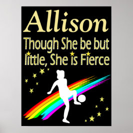 LITE MEN FIERCE PERSONLIG SOCCER POSTER