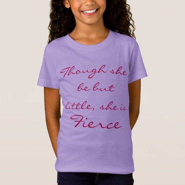 Lite men fierce. tee shirt (Framsida)