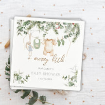 Lite Merry | Boho Boy Winter Baby Shower