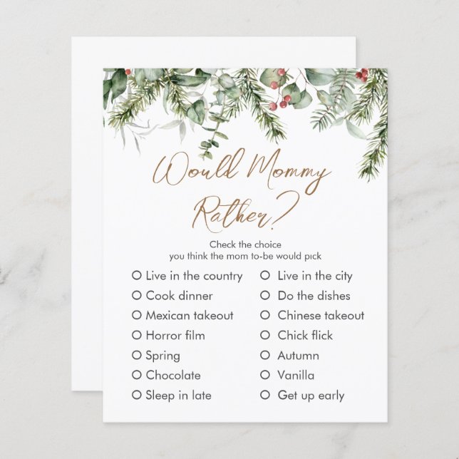 Lite Merry | Spelet för Anpassningsbar av babykläd (Fram/baksida)