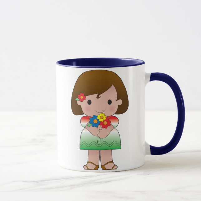 Lite mexicansk flicka mugg (Höger)