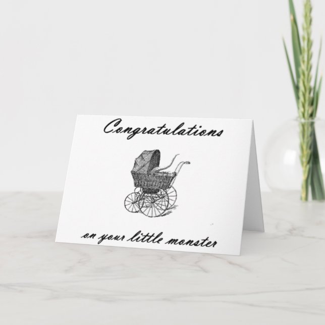 Lite monster kort (Framsida)