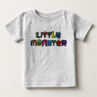 Lite monster - T-tröja för baby för textklotter Tröja