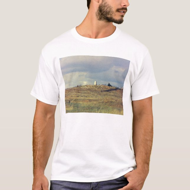 Lite monument för Bighorn slagfältmedborgare (phot Tee Shirt (Framsida)