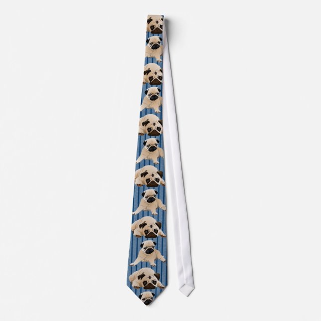 Lite mops på Denimrandar Slips (Framsida)