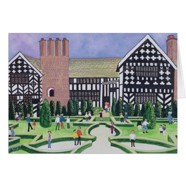 Lite Moreton Hall 1995 Hälsningskort (Framsidan Horizontal)