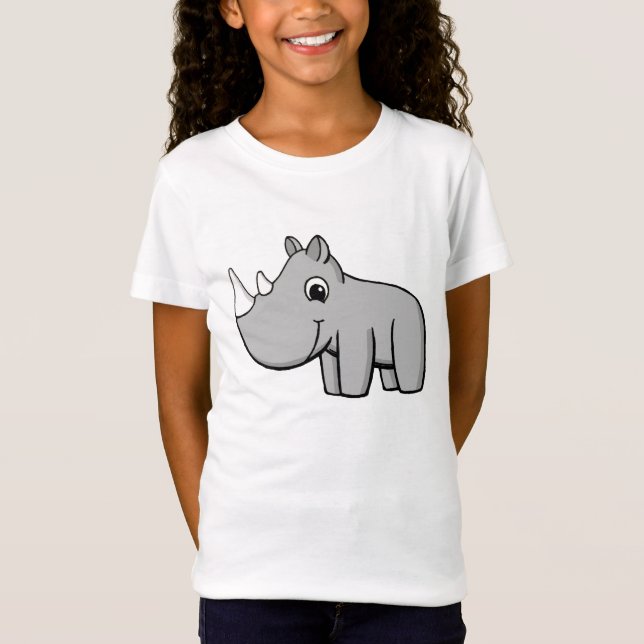 Lite noshörning t shirt (Framsida)