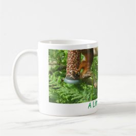 "Lite Nöt", Röda ekorrar uppifrån och ned. Kaffemugg