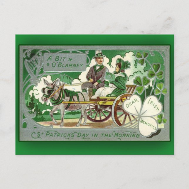 Lite O'Blarney St. Patrick's Day Cards Vykort (Framsida)